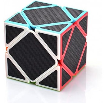 Cubo Rubik Skewb Meilong Fibra Carbono Moyu 3x3