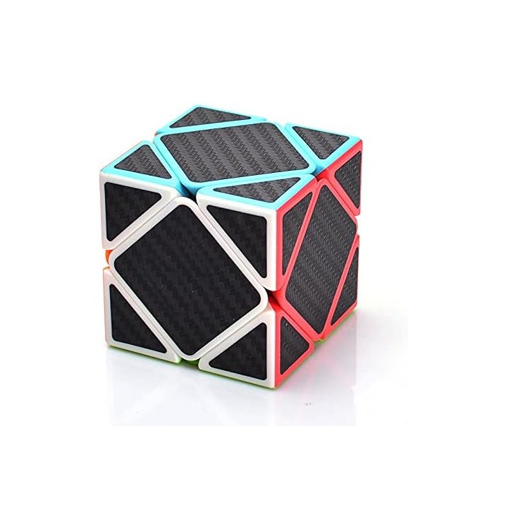 Cubo Rubik Skewb Meilong Fibra Carbono Moyu 3x3