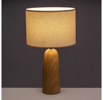 Lámpara de mesa Prasea natural 28x28x49