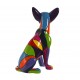 Figura decoración Perro Chihuahua multicolor