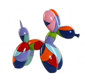 Figura decoración Perrito globo multicolor