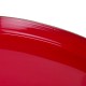 Mesita auxiliar Xenox metal esmaltado rojo redonda