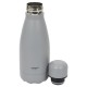 Botella acero térmica 260 ml gris