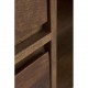 Aparador alto Modron madera maciza marrón 110X40X140