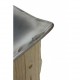 Taburete Branwen madera color metal 40.5X40.5X45