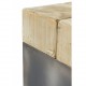 Taburete Branwen madera color metal 30X30X45