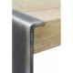 Mesa de centro Branwen madera color metal 120X60X40