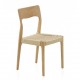 Pack 4 sillas Tirinco madera trenzado 46X47X81