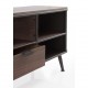 Mueble Tv Mileta metal y madera 150X39X57