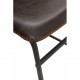 Pack 4 sillas Sekhmet tapizado marrón 47X50X77
