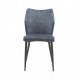 Pack 4 sillas Anuket tapizado azul 46X60X87
