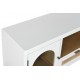 Mueble Tv Seshat madera blanca 120X40X50