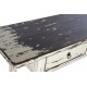 Consola Hinata madera maciza blanca 172X40X85