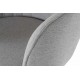 Silla Renenutet tapizado gris 55X55,5X88