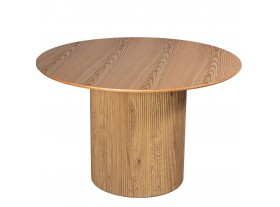 Mesa comedor Tapem madera dm roble redonda