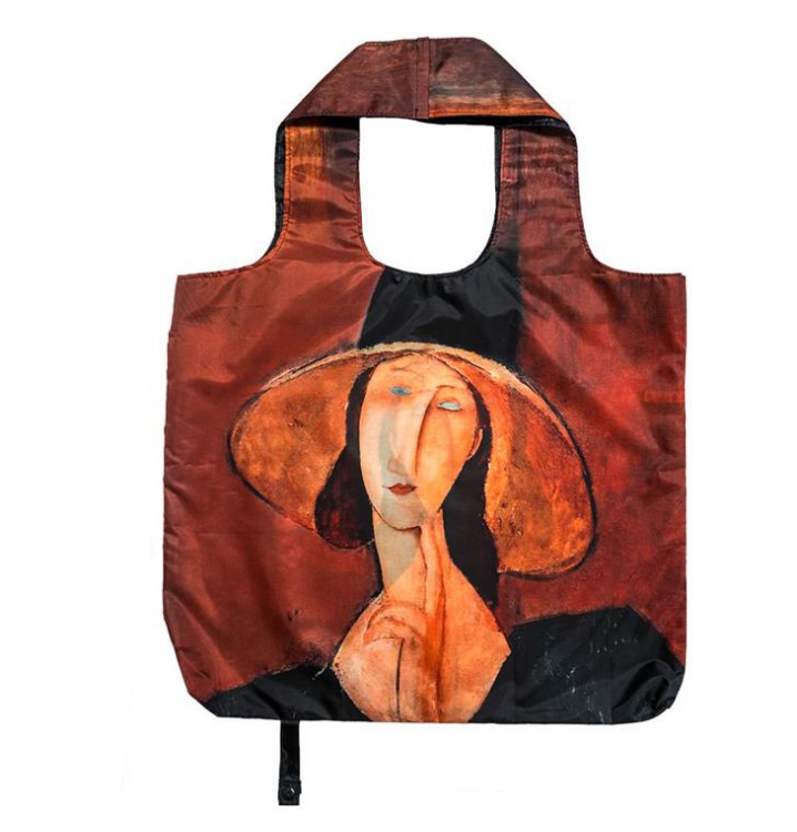 Bolsa plegable compra reutilizable Retrate de Jeanne Modigliani
