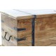 Arcón baúl Mummy madera reciclada natural 90X41X40