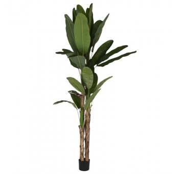 Planta artificial con maceta Bananera verde 90X90X290
