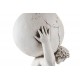 Figura escultura Atlas Farnesio El Peso del Mundo blanco 46X43X84