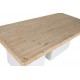 Mesa de comedor Cubelles madera blanco roto 180X90X77