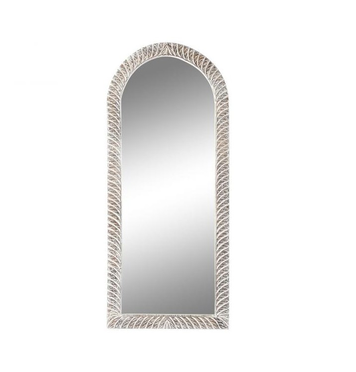 Espejo indio Arco madera decapada 75X4X180