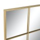 Espejo ventana metal dorado 90x120