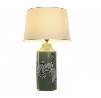 Lámpara de mesa Yuta cerámica verde Garza 40x40x70