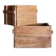Juego 2 cajas Haruo madera natural 49x35x27