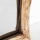 Espejo pared Haruo madera natural 90x5x90
