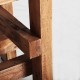 Taburete Haruo madera natural 30x30x45