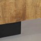 Mueble Tv Bautzen madera y negro 170x40x50