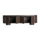 Mueble Tv Koigi madera marrón oscuro 180x40x50