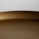 Mesa auxiliar bandeja Lurase metal dorado 51x51x45