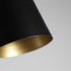 Lámpara de pie Pivka negro y oro 24x30x151