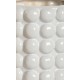 Jarrón cerámica Gildeon blanco 16x16x40