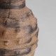 Lámpara de mesa Lorache cerámica marrón 40x40x67