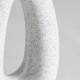 Lámpara de mesa Lecco cerámica blanca 38x26x69