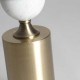 Lámpara de mesa Armagh mármol blanco 40x40x80
