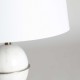 Lámpara de mesa Armagh mármol blanco 40x40x80