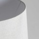 Lámpara de mesa Myssa cerámica blanco roto 40x40x62