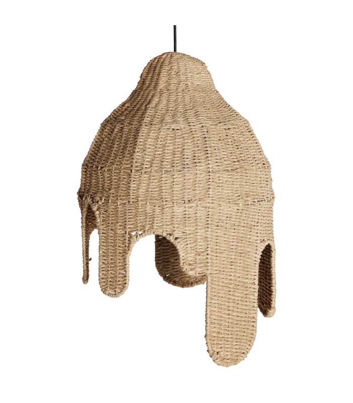 Lámpara de techo Skien cuerda natural 36x36x55