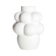 Jarrón Oriany cerámica blanca 18x18x25