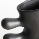 Jarrón Renung cerámica negra 28x12x25