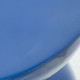 Taburete Pellus metal esmaltado azul