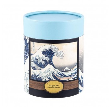 Vela La Ola Hokusai en caja de regalo