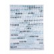 Cuadro abstracto Teleno lienzo tonos azul 90X3.5X120