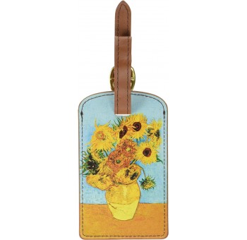 Etiqueta identificadora maleta Van Gogh Los Girasoles