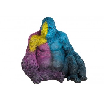 Figura Gorila multicolor 92X64X85