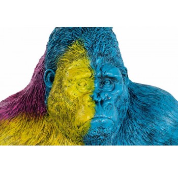 Figura Gorila multicolor 92X64X85