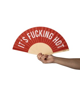 Abanico Fucking hot rojo